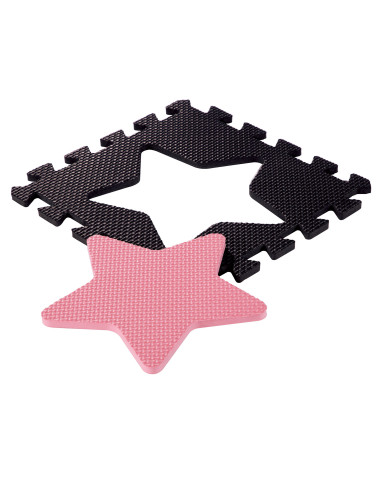 ДЕТСКИ ПЪЗЕЛ ПЪЗЕЛ РОЗОВИ СЪРЦА 36 ЧАСТИ 140×140 СМ NILS FUN