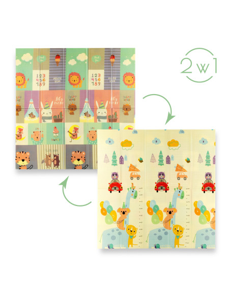 СГЪВАЕМА ПОСТИЛКА ЗА ДЕТСКО ZOO 195×180 СМ NILS FUN