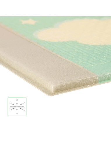 СГЪВАЕМА ПОСТИЛКА ЗА ДЕТСКО ZOO 195×180 СМ NILS FUN