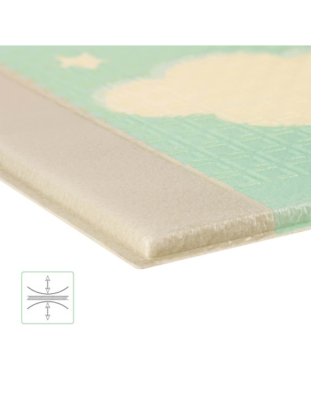 СГЪВАЕМА ПОСТИЛКА ЗА ДЕТСКО ZOO 195×180 СМ NILS FUN