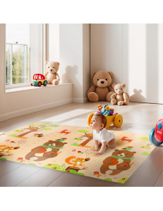 СГЪВАЕМА ДЕТСКА ПОСТИЛКА FOREST 190×150 СМ NILS FUN