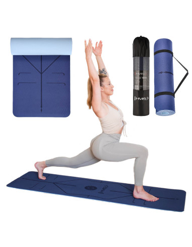 ПОСТИЛКА ЗА ЙОГА TPE ТЪМНО СИН HMS