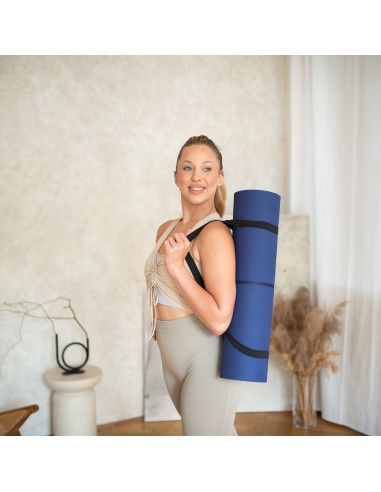 ПОСТИЛКА ЗА ЙОГА TPE ТЪМНО СИН HMS