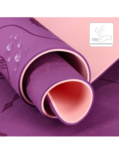 ПОСТИЛКА ЗА ЙОГА TPE VIOLET HMS
