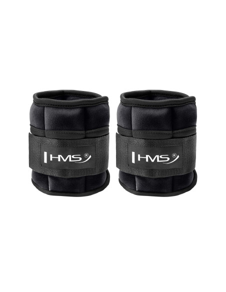 Регулируеми маншети за тежести на глезените и китките 2 x 2 kg HMS