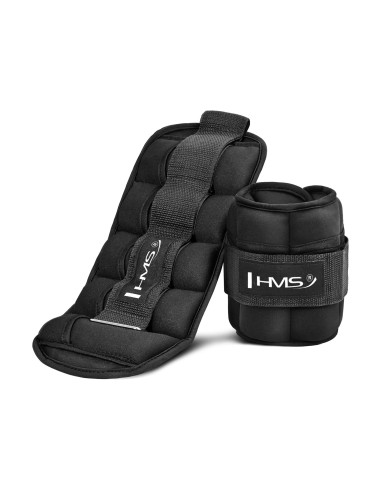 Регулируеми маншети за тежести на глезена и китката 2 x 2,5 kg HMS