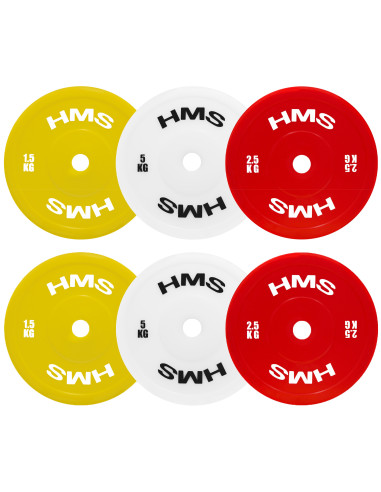 КОМПЛЕКТ ПЛОЧИ ЗА ТЕХНИЧЕСКА ОЛИМПИЯ PE 2 X 1,5–5 KG (18 KG) HMS