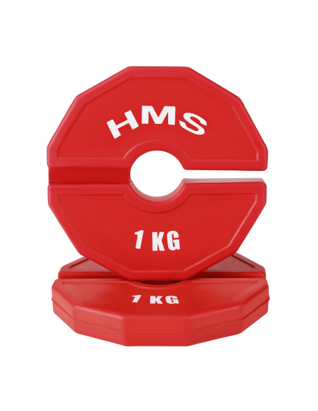 (2 x 1 kg) скоба тежест за силови и фитнес уреди 2 x 1 kg HMS
