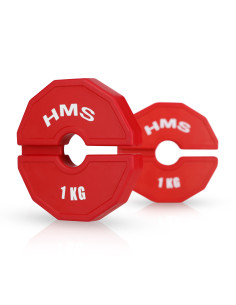 (2 x 1 kg) скоба тежест за силови и фитнес уреди 2 x 1 kg HMS 2
