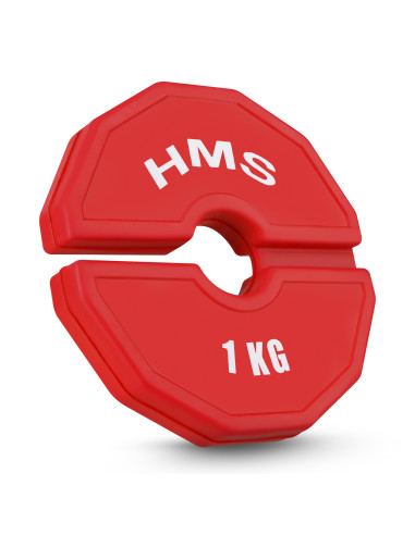 (2 x 1 kg) скоба тежест за силови и фитнес уреди 2 x 1 kg HMS