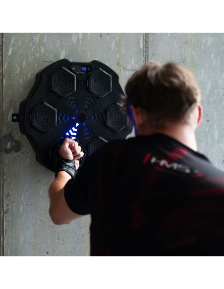 ЕЛЕКТРОНЕН БОКС СТЕНА BLUETOOTH С МУЗИКА И РЪКАВИЦИ HMS