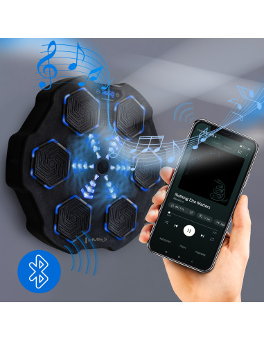 ЕЛЕКТРОНЕН БОКС СТЕНА BLUETOOTH С МУЗИКА И РЪКАВИЦИ HMS