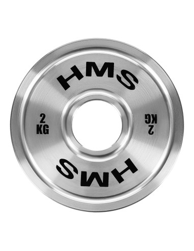 КАЛИБРИРАНА ОЛИМПИЙСКА СТОМАНЕНА ТЕЖЕСТ ПЛОЧА 2,0 KG HMS