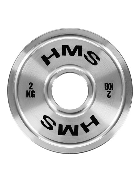 КАЛИБРИРАНА ОЛИМПИЙСКА СТОМАНЕНА ТЕЖЕСТ ПЛОЧА 2,0 KG HMS