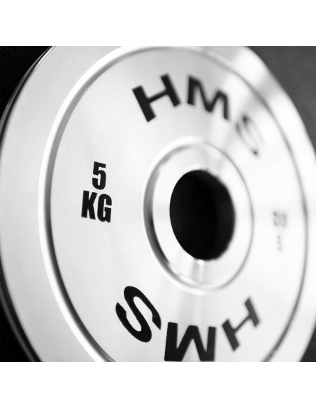 КАЛИБРИРАНА ОЛИМПИЙСКА СТОМАНЕНА ТЕЖЕСТ ПЛОЧА 5 KG HMS