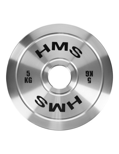 КАЛИБРИРАНА ОЛИМПИЙСКА СТОМАНЕНА ТЕЖЕСТ ПЛОЧА 5 KG HMS