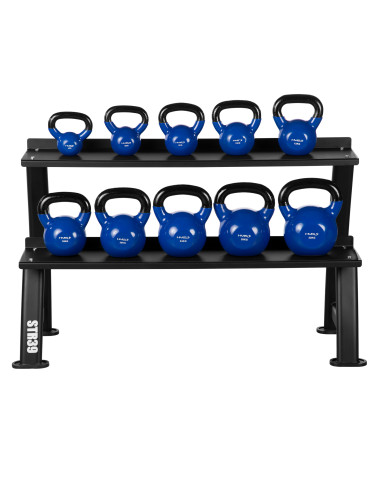 Двуетажна стойка за гири Commercial HMS