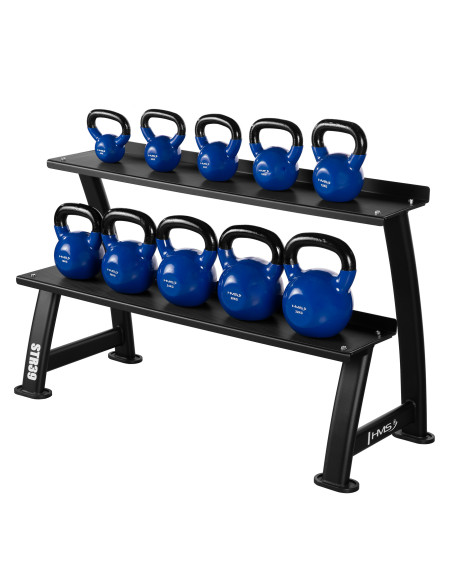 Двуетажна стойка за гири Commercial HMS