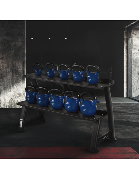 Двуетажна стойка за гири Commercial HMS