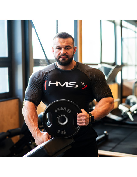 (2 x 5 kg) гумирана олимпийска табела с тежести 2 x 5 kg HMS