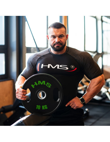 (2 x 10 kg) гумирана олимпийска табела с тежести 2 x 10 kg HMS