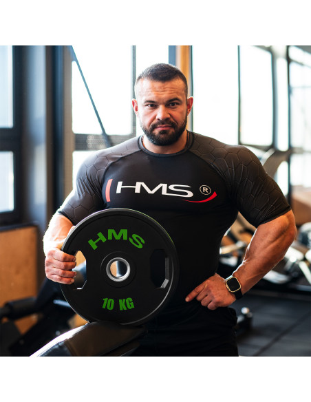 (2 x 10 kg) гумирана олимпийска табела с тежести 2 x 10 kg HMS