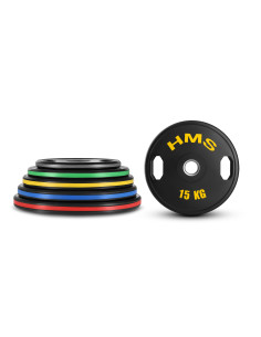 (2 x 15 kg) гумирана олимпийска табела с тежести 2 x 15 kg HMS