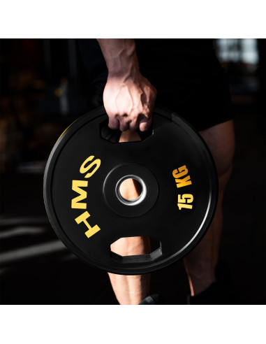 (2 x 15 kg) гумирана олимпийска табела с тежести 2 x 15 kg HMS