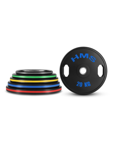 (2 x 20 kg) гумирана олимпийска табела с тежести 2 x 20 kg HMS