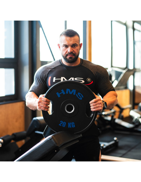 (2 x 20 kg) гумирана олимпийска табела с тежести 2 x 20 kg HMS