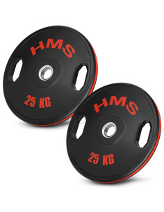 (2 x 25 kg) гумирана олимпийска табела с тежести 2 x 25 kg HMS