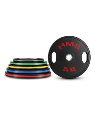 (2 x 25 kg) гумирана олимпийска табела с тежести 2 x 25 kg HMS