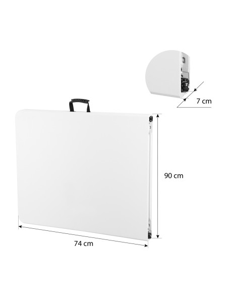 КЪМПИНГ МАСА АНТРАЦИТ 180 СМ – СГЪВАЕМА NILS CAMP