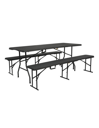 ГРАДИНСКА ПЕЯ АНТРАЦИТ 183 СМ – СГЪВАЕМА ПЕЯ NILS CAMP