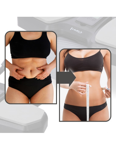 ЧЕРЕН АВТОМАТИЧЕН РОЛЕР ЗА КОРЕМ С ОПОРА ЗА ТРЕНИРОВКА НА КОРЕМНИ МУСКУЛИ HMS