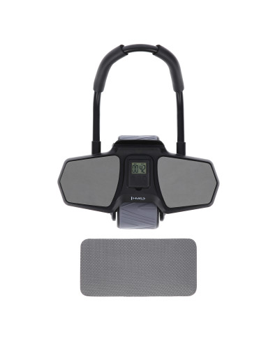 ЧЕРЕН АВТОМАТИЧЕН РОЛЕР ЗА КОРЕМ С ОПОРА ЗА ТРЕНИРОВКА НА КОРЕМНИ МУСКУЛИ HMS