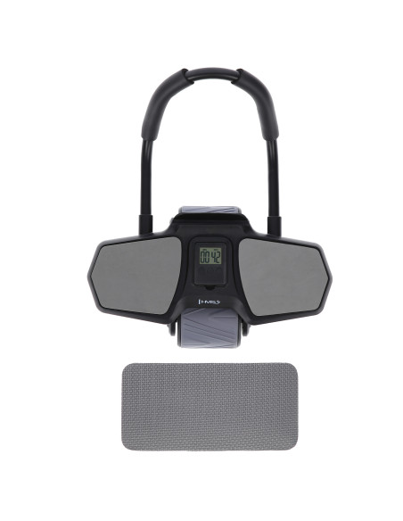 ЧЕРЕН АВТОМАТИЧЕН РОЛЕР ЗА КОРЕМ С ОПОРА ЗА ТРЕНИРОВКА НА КОРЕМНИ МУСКУЛИ HMS