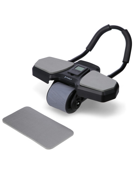 ЧЕРЕН АВТОМАТИЧЕН РОЛЕР ЗА КОРЕМ С ОПОРА ЗА ТРЕНИРОВКА НА КОРЕМНИ МУСКУЛИ HMS