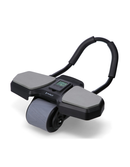 ЧЕРЕН АВТОМАТИЧЕН РОЛЕР ЗА КОРЕМ С ОПОРА ЗА ТРЕНИРОВКА НА КОРЕМНИ МУСКУЛИ HMS