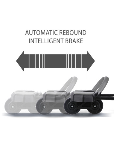 ЧЕРЕН АВТОМАТИЧЕН РОЛЕР ЗА КОРЕМ С ОПОРА ЗА ТРЕНИРОВКА НА КОРЕМНИ МУСКУЛИ HMS