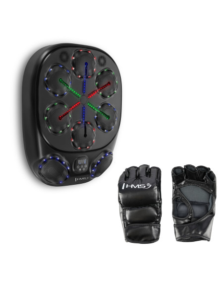 ЕЛЕКТРОНЕН БОКС СТЕНА BLUETOOTH С МУЗИКА, РЪКАВИЦИ И 4000MAH БАТЕРИЯ HMS
