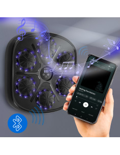 ЕЛЕКТРОНЕН БОКС СТЕНА BLUETOOTH С МУЗИКА И РЪКАВИЦИ HMS