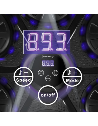 ЕЛЕКТРОНЕН БОКС СТЕНА BLUETOOTH С МУЗИКА И РЪКАВИЦИ HMS