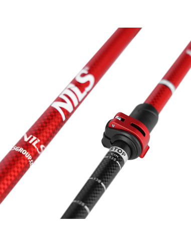 ЧЕРВЕНИ ТРЕКИНГ ЩОКИ АЛУМИНИЕВИ NILS