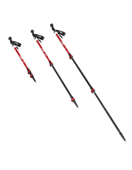 ЧЕРВЕНИ ТРЕКИНГ ЩОКИ АЛУМИНИЕВИ NILS