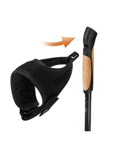 ЩОКИ ЗА СЕВЕРНО ХОДЕНЕ КАРБОННИ ВЛАКНА NILS