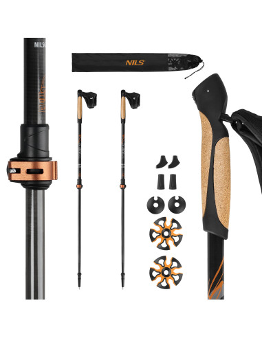 ЩОКИ ЗА СЕВЕРНО ХОДЕНЕ КАРБОННИ ВЛАКНА NILS