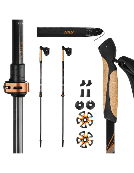 ЩОКИ ЗА СЕВЕРНО ХОДЕНЕ КАРБОННИ ВЛАКНА NILS