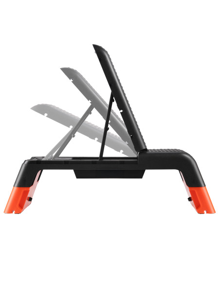ПРОФЕСИОНАЛНА АЕРОБНА СТЪПКА ДЪСКА С ФУНКЦИЯ ЛЕЖКА КОМЕРСИАЛЕН HMS