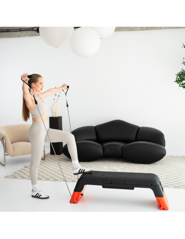 ПРОФЕСИОНАЛНА АЕРОБНА СТЪПКА ДЪСКА С ФУНКЦИЯ ЛЕЖКА КОМЕРСИАЛЕН HMS